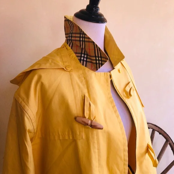 BURBERRYS LONDON Nautical Duffle Trench Coat RARE!